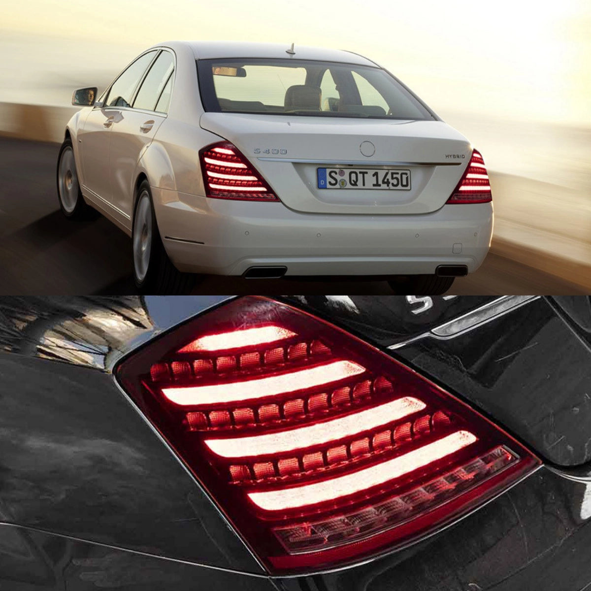 Diamond-Style LED-Rückleuchten für 2006-2013 Mercedes S-Klasse W221 | dynamischer Blinker