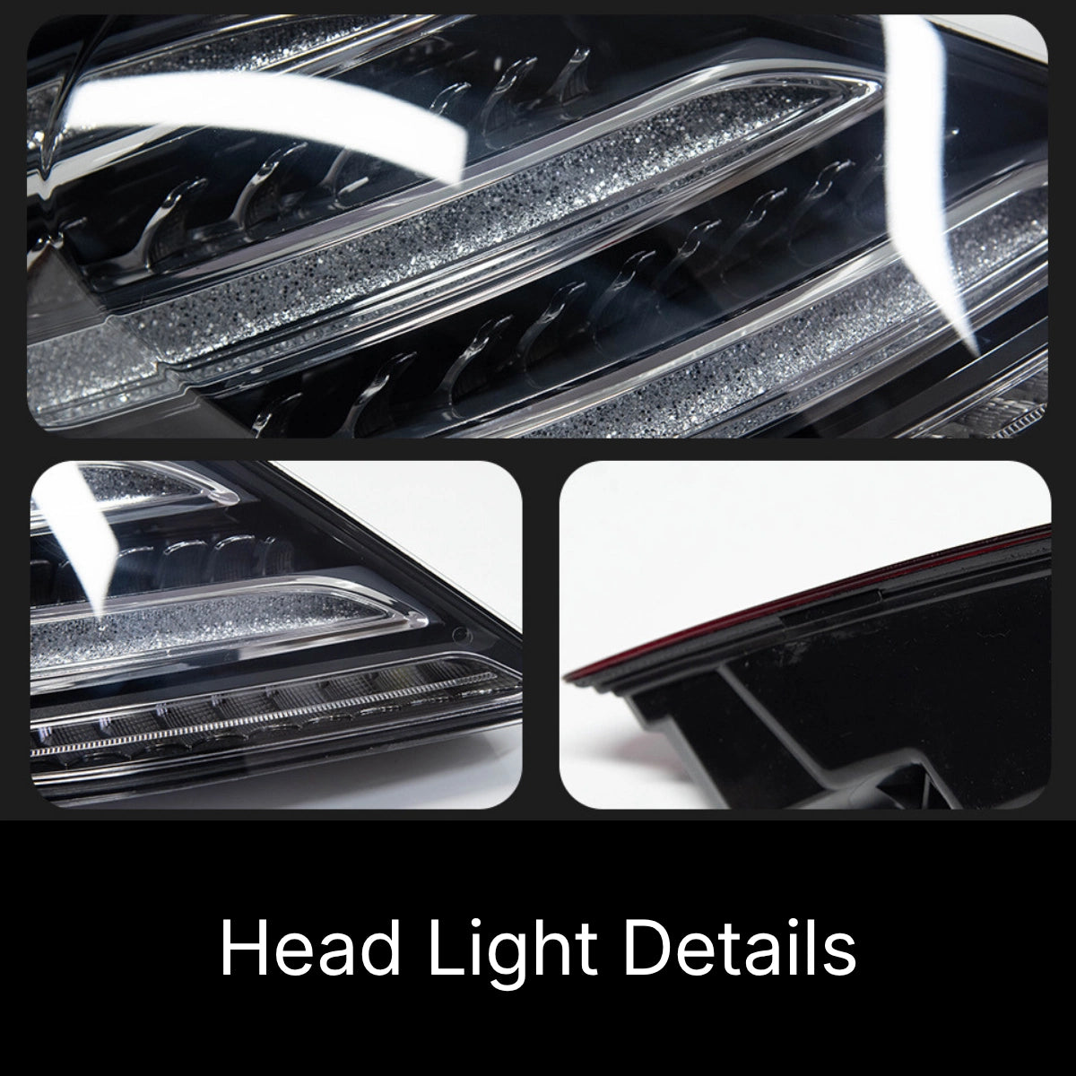 LED-Rückleuchten für 2014-2017 Mercedes S-Klasse W222 Pre-Facelift | dynamischer Blinker
