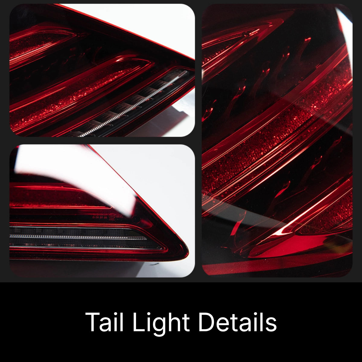 LED-Rückleuchten für 2014-2017 Mercedes S-Klasse W222 Pre-Facelift | dynamischer Blinker