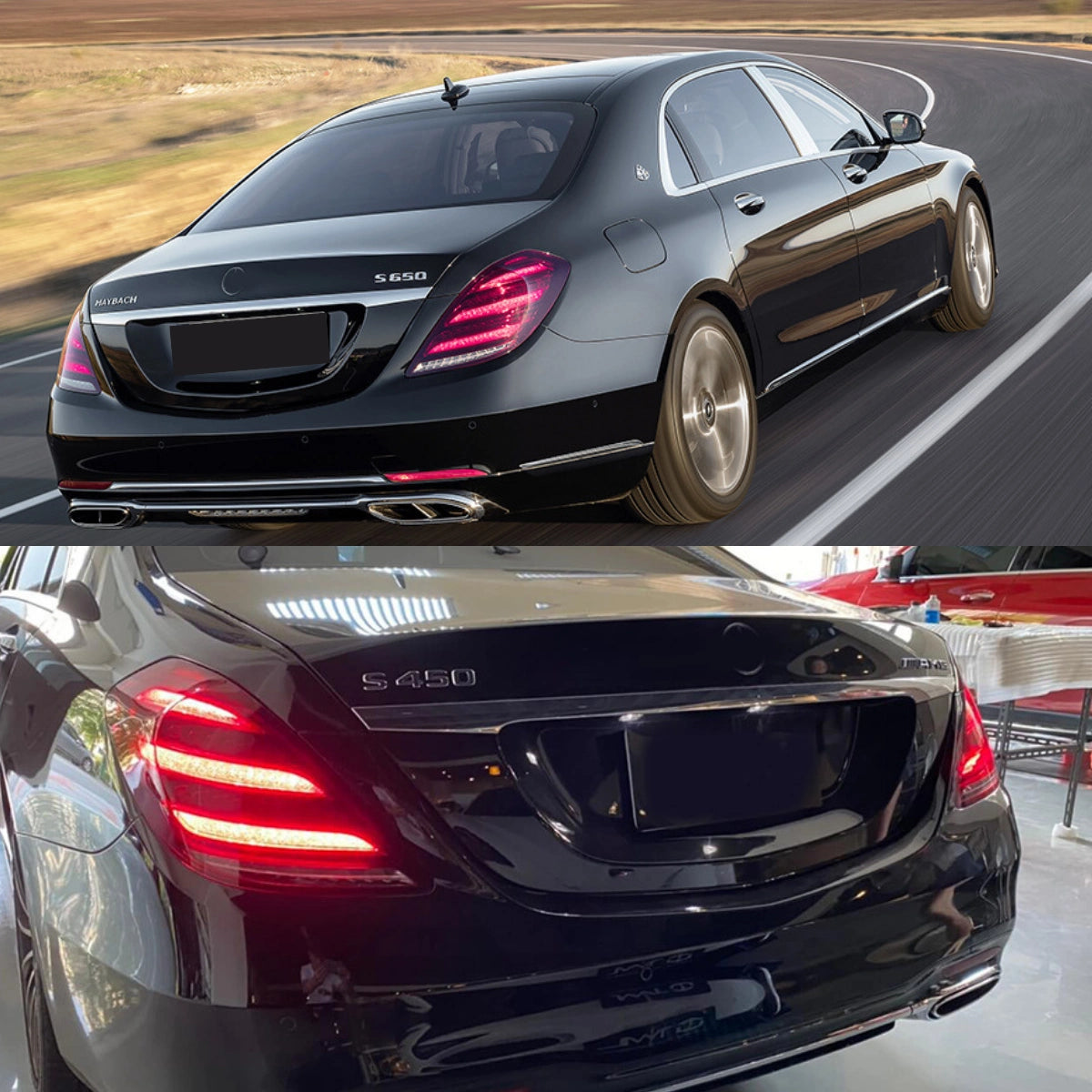 LED-Rückleuchten für 2014-2017 Mercedes S-Klasse W222 Pre-Facelift | dynamischer Blinker