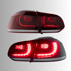 LED-Rückleuchten für 2010-2014 VW Golf 6, GTI & Golf R | Startanimation, dynamischer Blinker