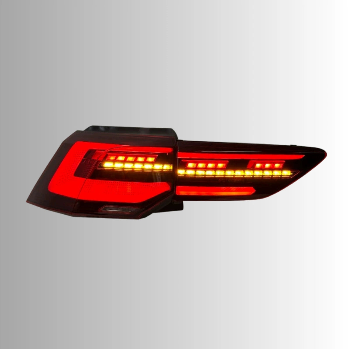 LED Tail Lights for VW Golf MK8 2022-2024 | OE Upgrade for GTI & Golf R Hatchback, Red Lens, Start-Up Animation, Sequential, Plug & Play
