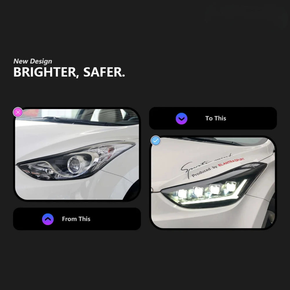 Quad-ProjectorLEDHeadlightsforHyundaiElantra4-Door_2011-2016_SequentialSignals_WhiteDRL_Plug_Play_4 - NOXBEAM