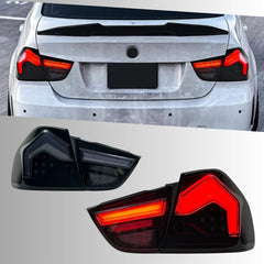 Smoked LED Tail Lights for 2009-2011 BMW 3 Series E90 LCI Sedan | Start-Up Animation, Plug & Play