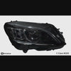 LED-Scheinwerfer für 2015-2021 Mercedes C-Klasse W205 Limousine | Cyber-Blue Startanimation