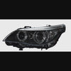 LED Headlights for BMW 5 Series E60/E61 525i-550i (2004-2010) | Angel Eyes, White DRL, Plug & Play