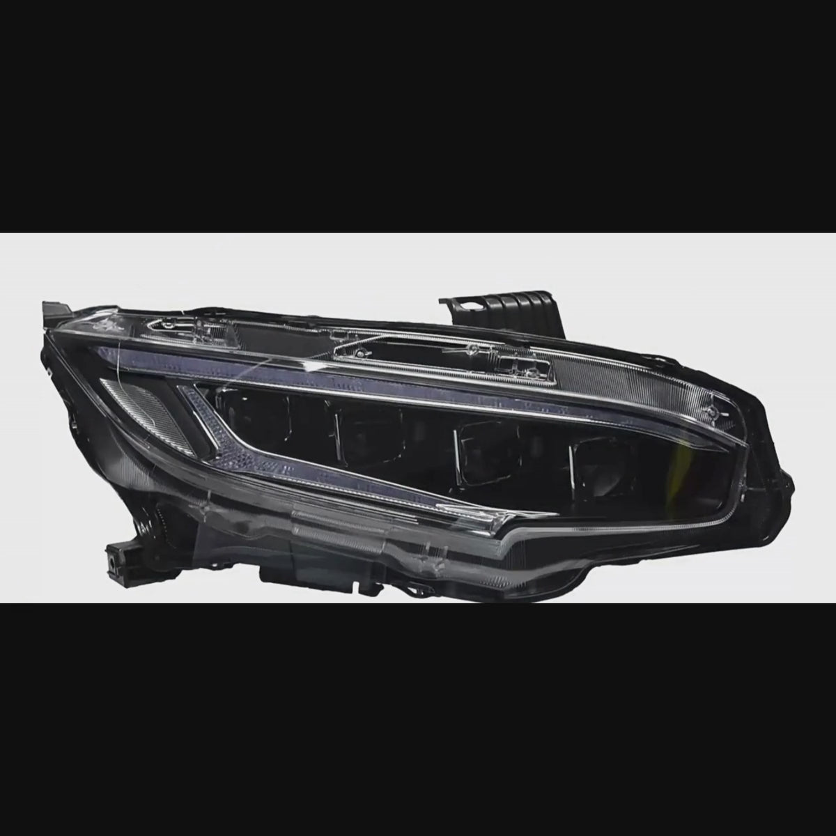 LED-Scheinwerfer für Honda Civic 10. Generation / Type R FK8 (2016-2021) | Vierfachprojektor, blaue Animation & dynamische Blinker