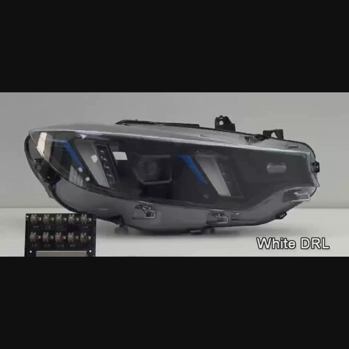 Full LED Headlights for 2021+ BMW 4 Series G22 & M4 G82 | Fang-Style Tri-Color DRL, Sequential Signals