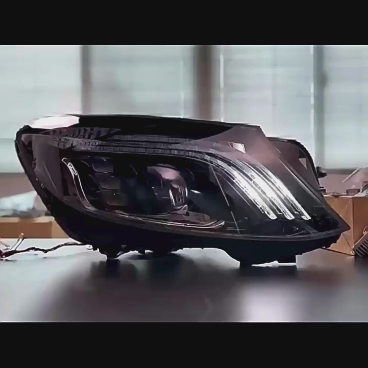LED-Scheinwerfer für 2014-2017 Mercedes W222 Vorfacelift S550/S600 | Startanimation, sequentieller Blinker