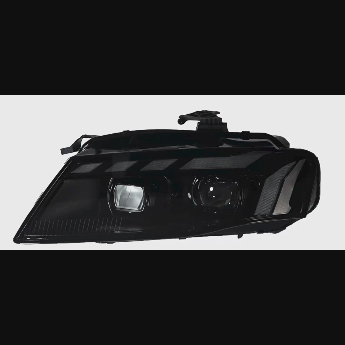LED Headlights for 2009-2012 Audi A4 B8 Pre-Facelift | RS-Style, Start-Up Animation, White DRL, Plug & Play