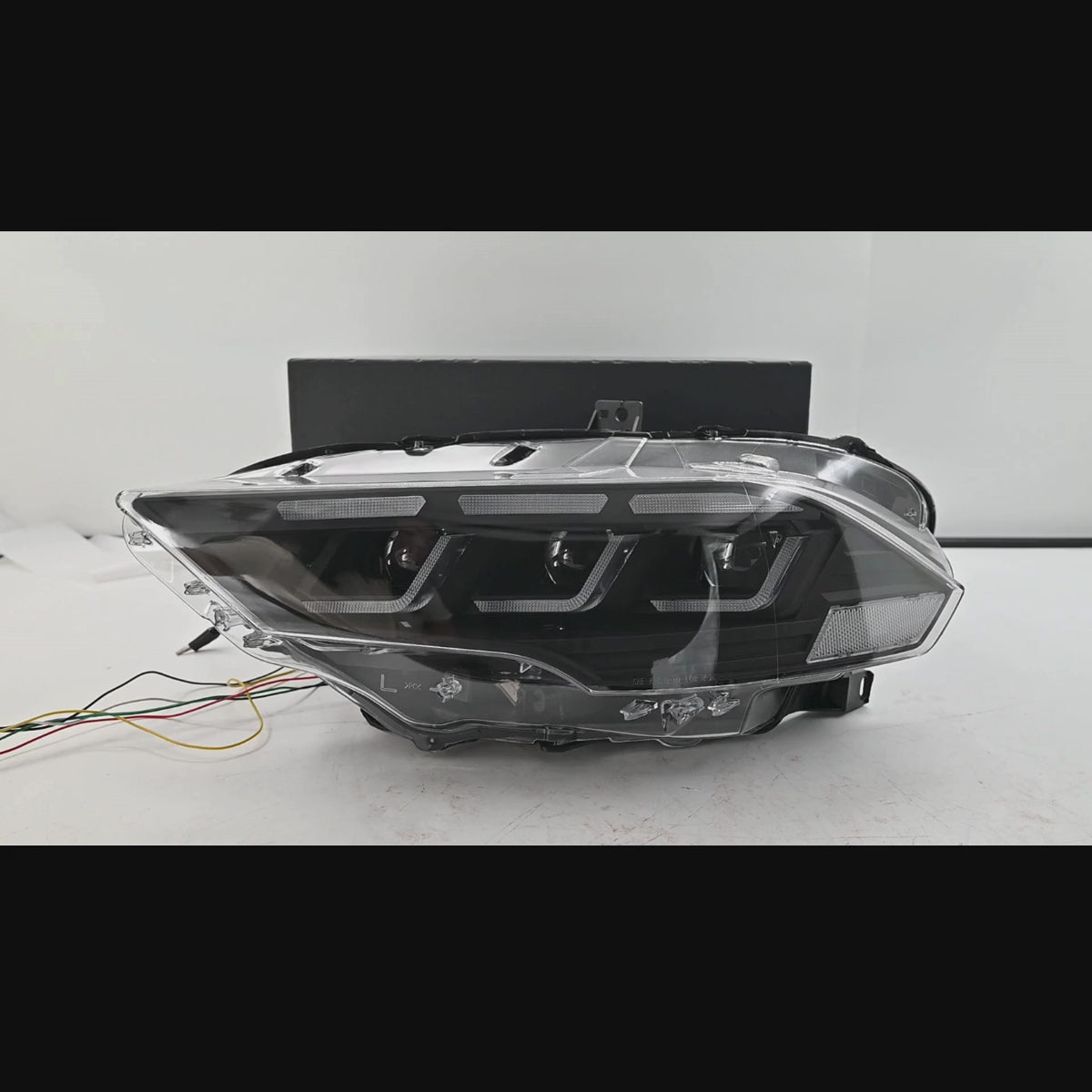 Full LED RGB Headlights for 2018-2022 Ford Mustang S550 | RGB DRL, Sequential Turn Signals, Plug & Play