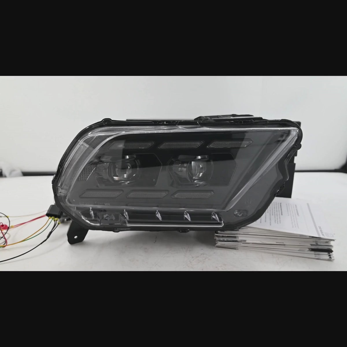 Voll-LED-Scheinwerfer für Ford Mustang S197 (2010-2014) | Weißes Tagfahrlicht und dynamische Blinker