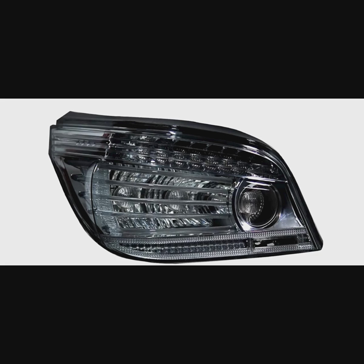 LED-Rückleuchten für 2004-2007 BMW 5er E60/M5 Pre-LCI | Klar/Weiß, dynamischer Blinker, Plug & Play