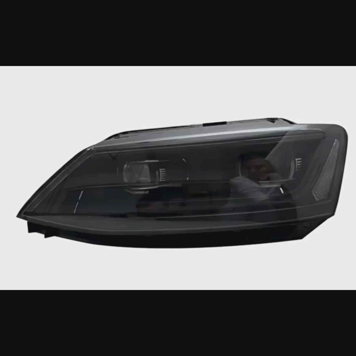LED Headlights for VW Jetta Mk6 Sedan (2011-2018) | White DRL, Startup Animation & DRL (For Halogen ONLY)