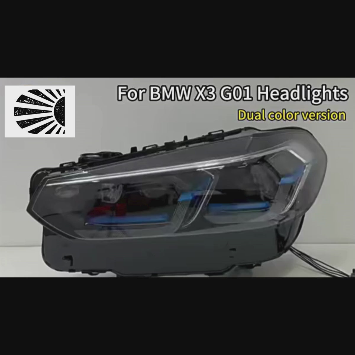 Full LED Headlights for 2022-2024 BMW X3 G01 LCI | Dual-Color DRL, Sequential Signals, Plug & Play