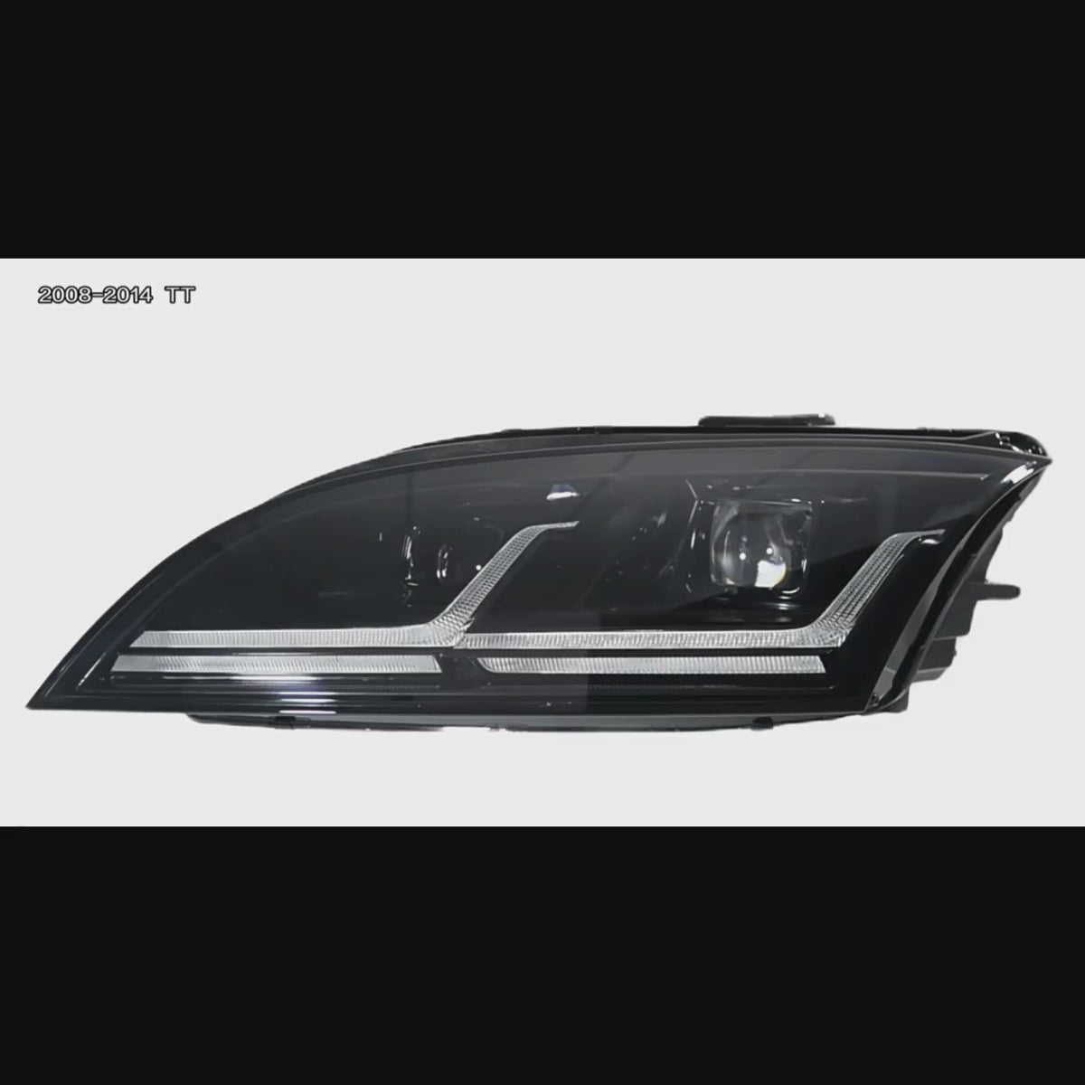 Full-LED-Scheinwerfer für 2008-2014 Audi TT/TTS 8J Mk2 | Startanimation, weißes Tagfahrlicht