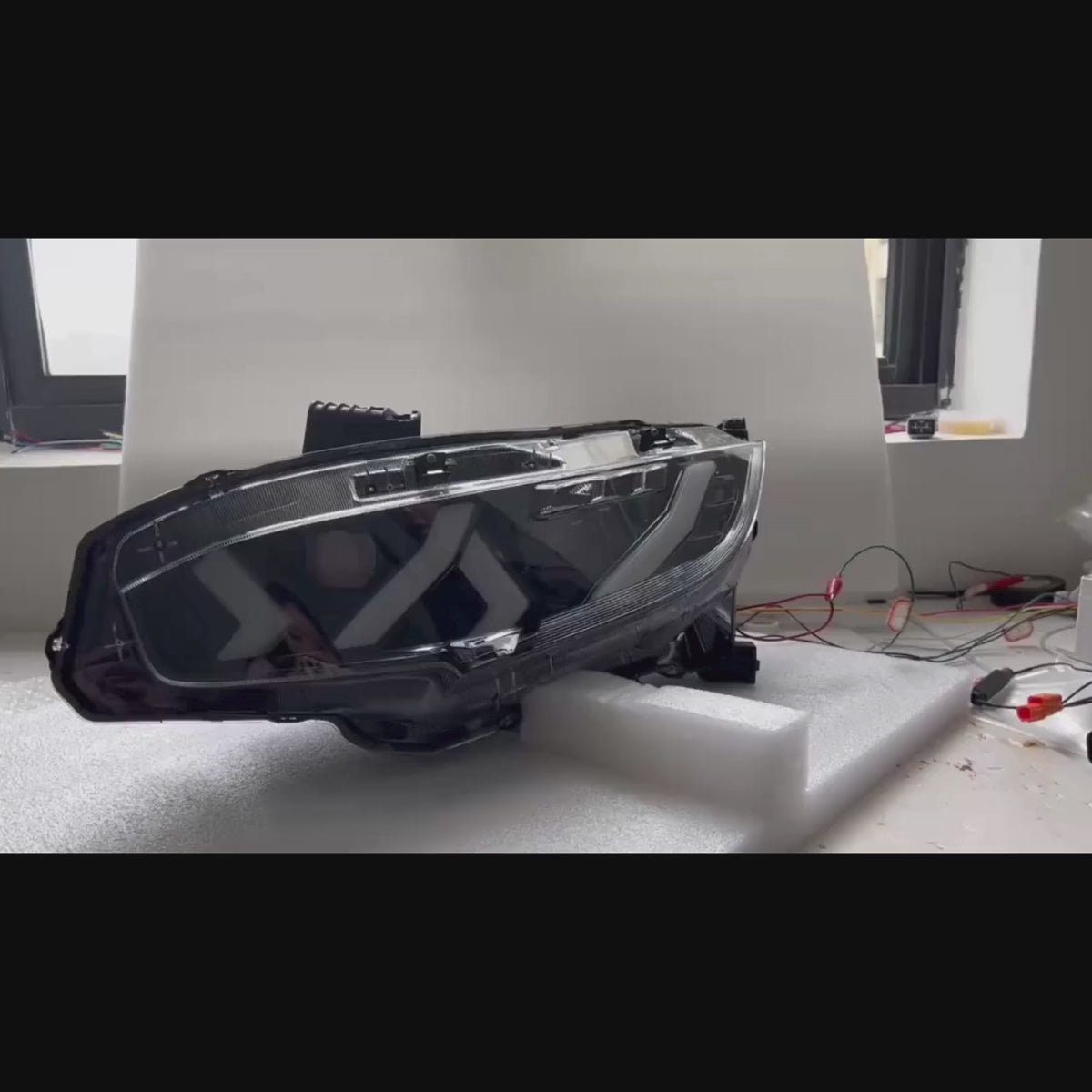 LED-Scheinwerfer für Honda Civic 10. Generation / Type R FK8 (2016-2021) | Lambo-Style DRL & Demon Eye