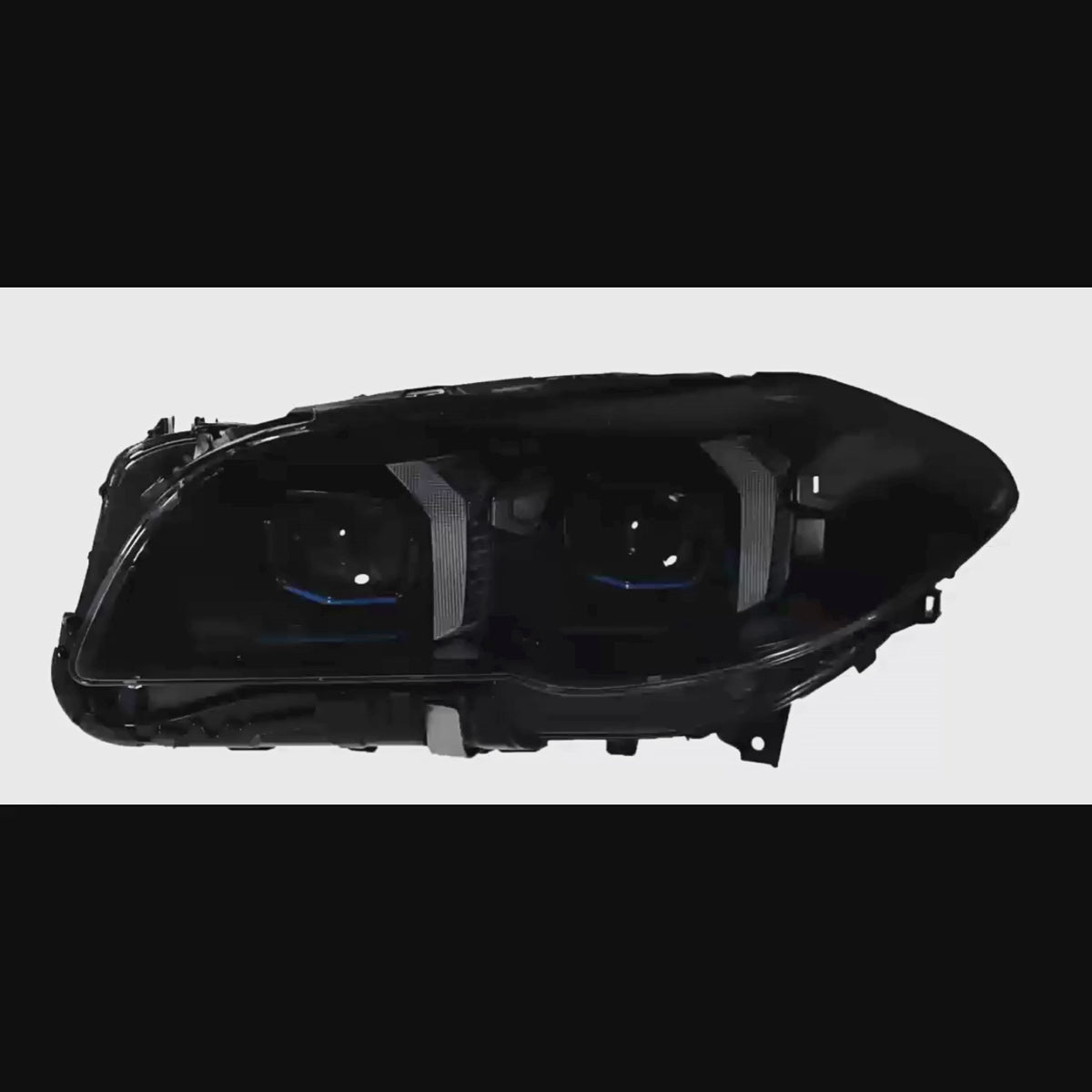Full LED Headlights for 2011-2013 BMW 5 Series F10 Pre-LCI | G-Style Dual-Color Fang DRL, Plug & Play
