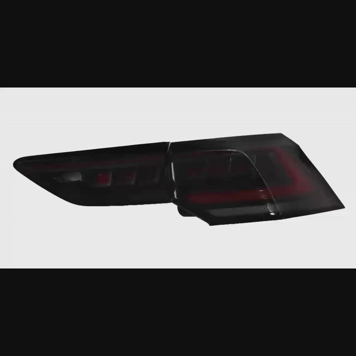 LED Tail Lights for VW Golf MK8 2022-2024 | OE Upgrade for GTI & Golf R Hatchback, Red Lens, Start-Up Animation, Sequential, Plug & Play