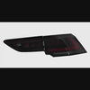 LED Tail Lights for VW Golf MK8 2022-2024 | OE Upgrade for GTI & Golf R Hatchback, Red Lens, Start-Up Animation, Sequential, Plug & Play
